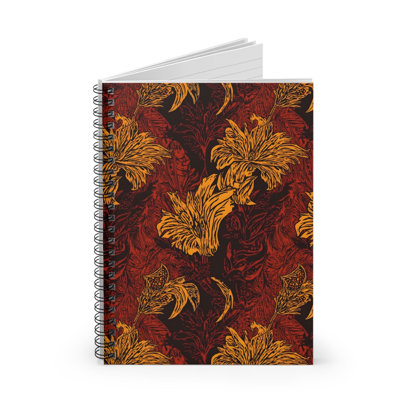 Autumn Chrysanthemum Spiral Notebook