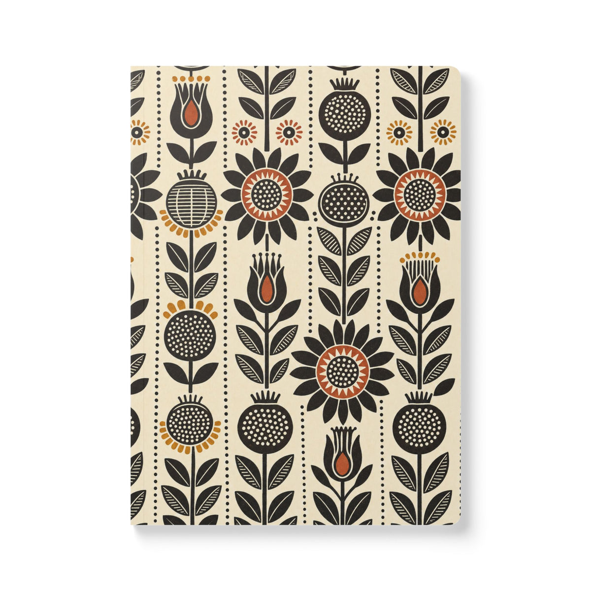 Mama's Garden Block Print Softcover Journal