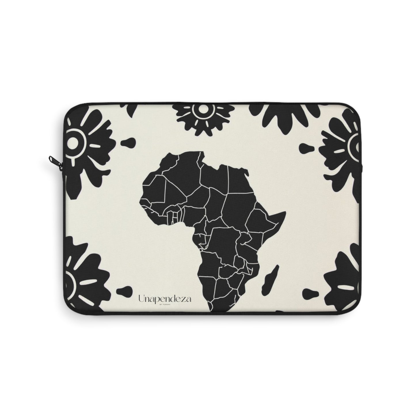 Afro Bloom Laptop Sleeve | Stylish African Map Design & Maximum Protection