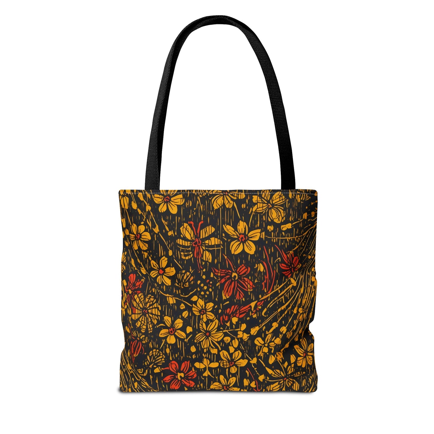 Golden Hibiscus Tote Bag