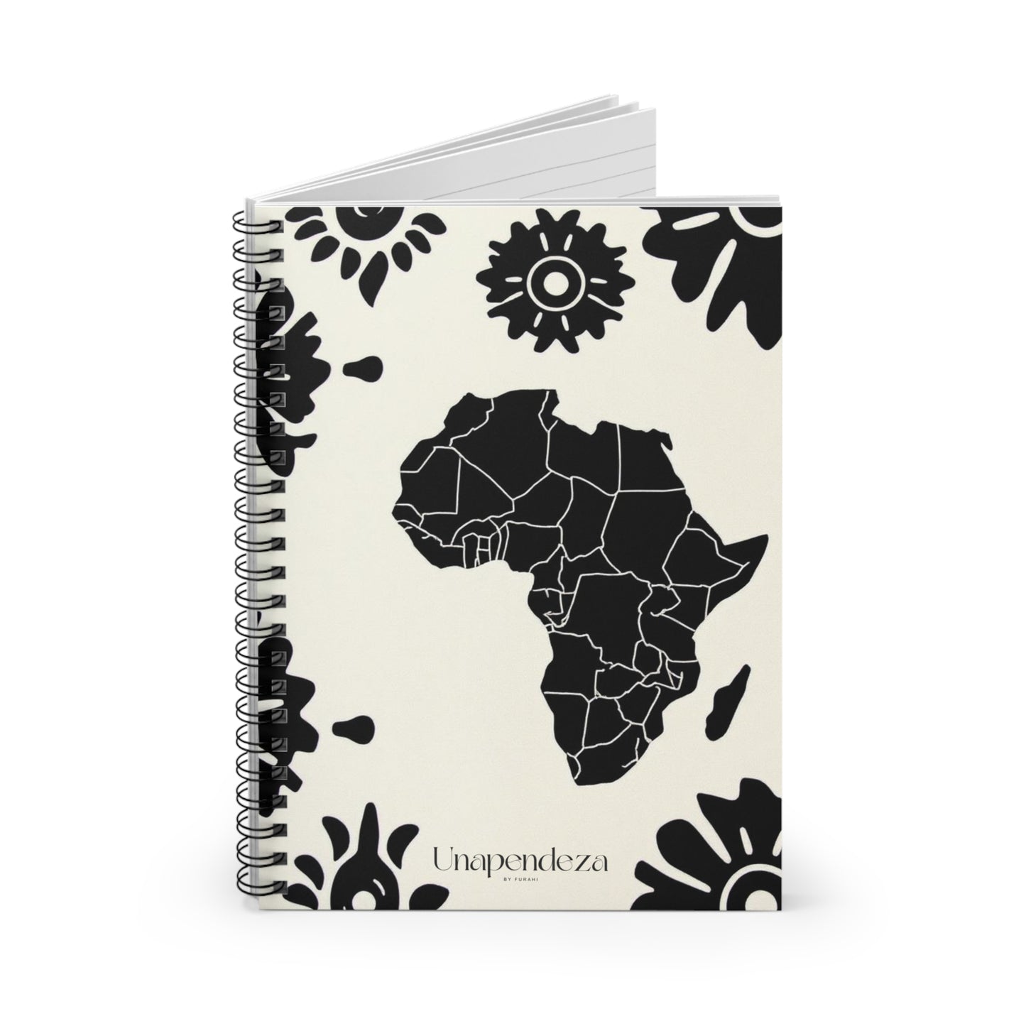 Afro Bloom Spiral Notebook