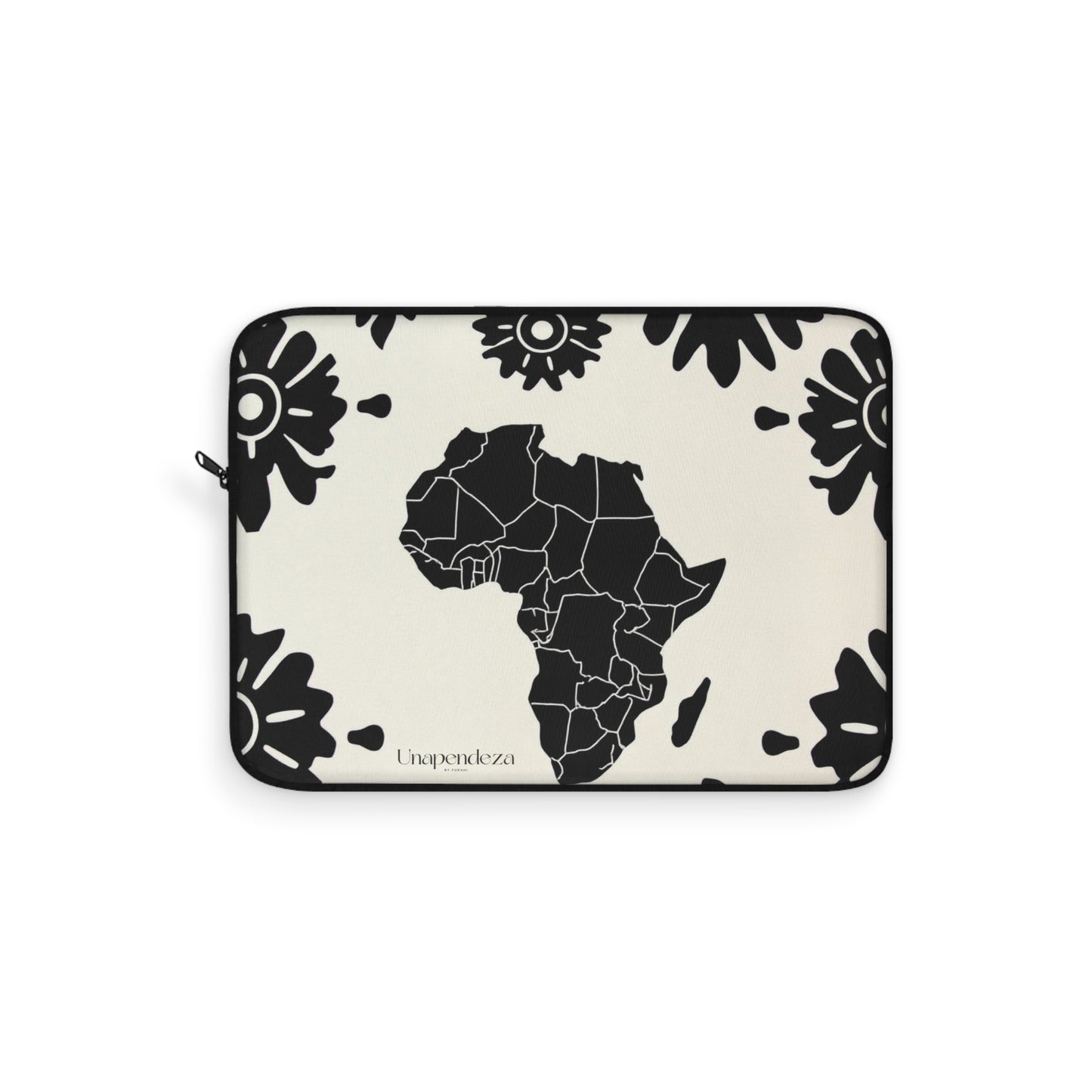Afro Bloom Laptop Sleeve | Stylish African Map Design & Maximum Protection
